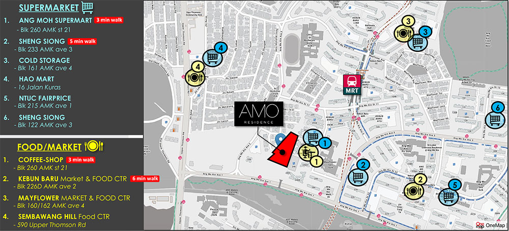 Amo Residences Food Centres & Market
